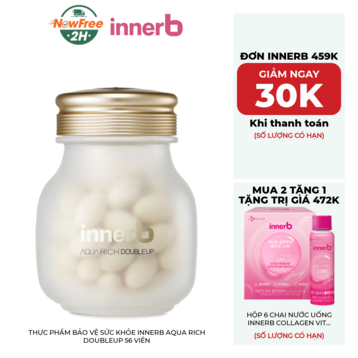 Thực Phẩm Bảo Vệ Sức Khỏe InnerB Aqua Rich DoubleUp 56 Viên