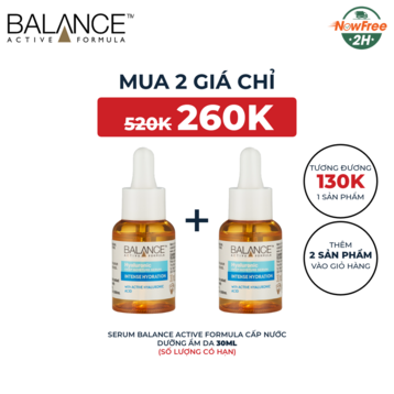 Serum Balance Active Formula Cấp Nước Dưỡng Ẩm Da 30ml
