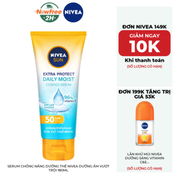 Serum Chống Nắng Dưỡng Thể Nivea Dưỡng Ẩm Vượt Trội 180ml