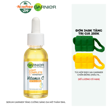Serum Garnier Tăng Cường Sáng Da Mờ Thâm 15ml