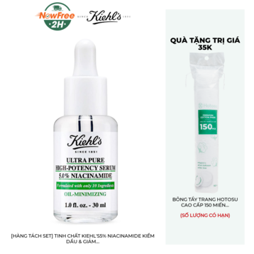 [Hàng Tách Set] Tinh Chất Kiehl's 5% Niacinamide Kiềm Dầu &amp; Giảm Mụn 30ml