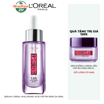 Serum L'Oreal Hyaluronic Acid Cấp Ẩm Sáng Da 30ml
