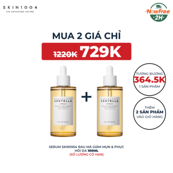 Serum Skin1004 Rau Má Giảm Mụn &amp; Phục Hồi Da 100ml