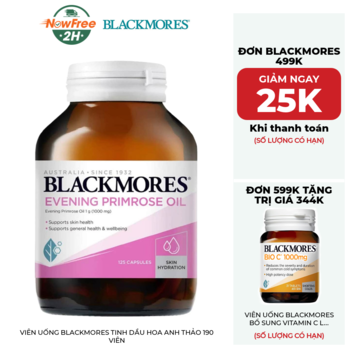 Viên Uống Blackmores Tinh Dầu Hoa Anh Thảo 190 Viên