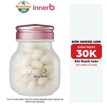 Thực Phẩm Bảo Vệ Sức Khỏe InnerB Aqua Bank 56 Viên (HSD 03/2024)