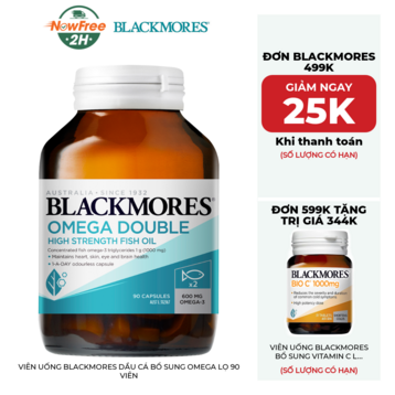 Viên Uống Blackmores Dầu Cá Bổ Sung Omega Lọ 90 Viên