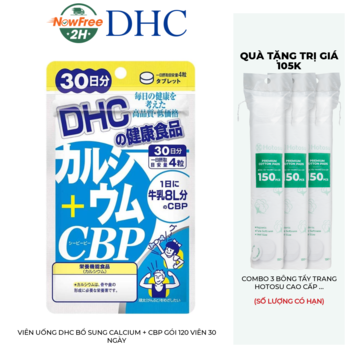 Viên Uống DHC Bổ Sung Calcium + CBP Gói 120 Viên 30 Ngày