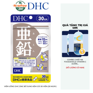 Viên Uống DHC Zinc Bổ Sung Kẽm Gói 30 Viên (30 Ngày)