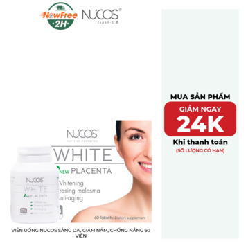 Viên Uống Nucos Sáng Da, Giảm Nám, Chống Nắng 60 Viên