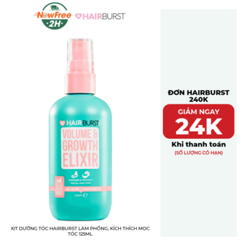 Xịt Dưỡng Tóc Hairburst Làm Phồng, Kích Thích Mọc Tóc 125ml