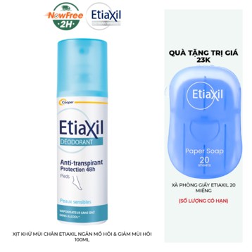 Xịt Khử Mùi Chân EtiaXil Ngăn Mồ Hôi &amp; Giảm Mùi Hôi 100ml
