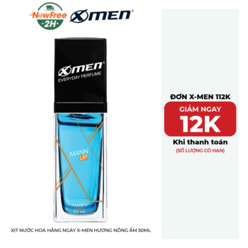 Xịt Nước Hoa Hằng Ngày X-Men Hương Nồng Ấm 50ml