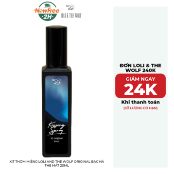 Xịt Thơm Miệng Loli And The Wolf Original Bạc Hà The Mát 20ml