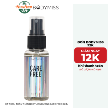 Xịt Thơm Toàn Thân Bodymiss Hương Care Free 35ml