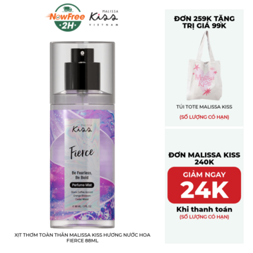 Xịt Thơm Toàn Thân Malissa Kiss Hương Nước Hoa Fierce 88ml