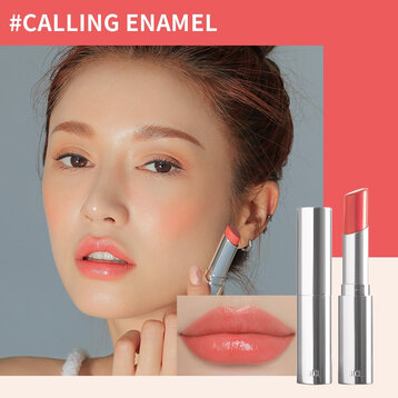 Son Bóng 3CE Căng Mọng Calling Enamel - San Hô Trầm 3g