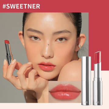 Son Bóng 3CE Căng Mọng Sweetner - Hồng San Hô 3g