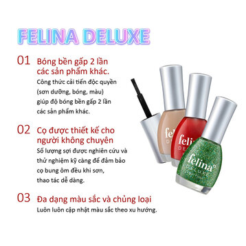 Sơn Móng Tay Felina Màu Đỏ Đậm DS7099 16ml