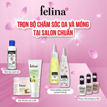 Sơn Móng Tay Felina Màu Đỏ Đậm DS7099 16ml