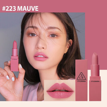 Son Thỏi 3CE Mịn Lì 223 Mauve - Hồng Tím 3.5g