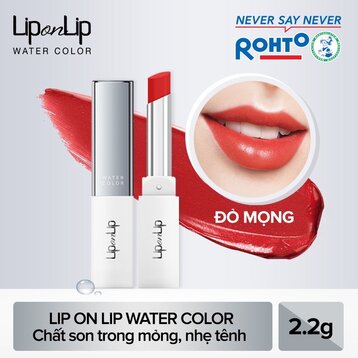 Son Màu Có Dưỡng Lip On Lip Màu Đỏ Mọng Juicy Red 2.2g