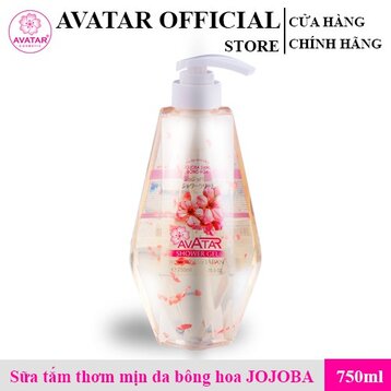Sữa Tắm Avatar Thơm Mịn Da Jojoba Bông Hoa 750ml