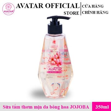 Sữa Tắm Avatar Thơm Mịn Da Jojoba Bông Hoa 350ml