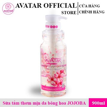 Sữa Tắm Avatar Thơm Mịn Da Jojoba Bông Hoa 900ml