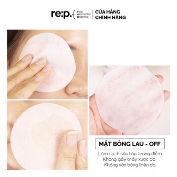 Tẩy Trang Re:p Làm Sạch Nhẹ Dịu Cho Da Nhạy Cảm 70 Miếng