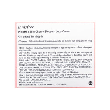 Kem Dưỡng Ẩm innisfree Sáng Da Hoa Anh Đào Dạng Gel 50ml