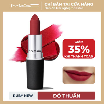 Son Thỏi MAC Mịn Lì Nhẹ Môi 935 Ruby New - Đỏ Thuần 3g
