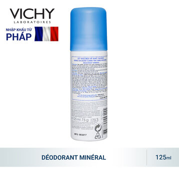 Xịt Khử Mùi Vichy Giữ Khô Thoáng Suốt 48 Giờ 125ml