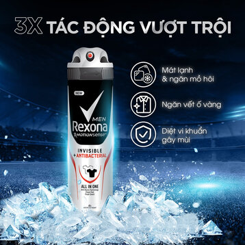 Xịt Khử Mùi Rexona Cho Nam Khô Thoáng Antibac 150ml